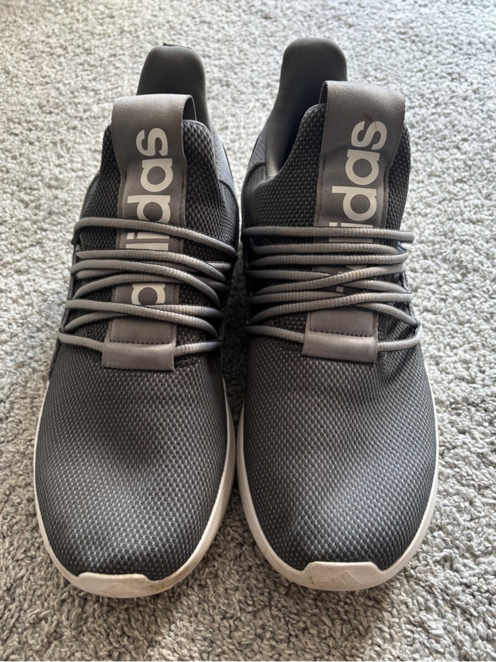Adidas Men’s Grey Lite Racer Adapt 7.0 Shoe - Men’s 13